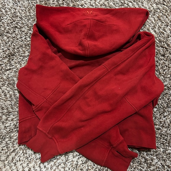 Lululemon oversized full zip hoodie in Cayenne M/L - Picture 2 of 4